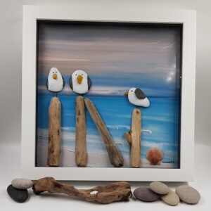 Seagull Pebble Picture