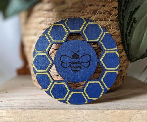 Bumblebee Coasters