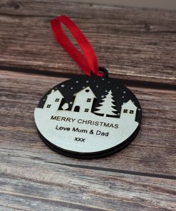 personalised Christmas decoration