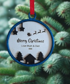 Christmas personalised Baubles