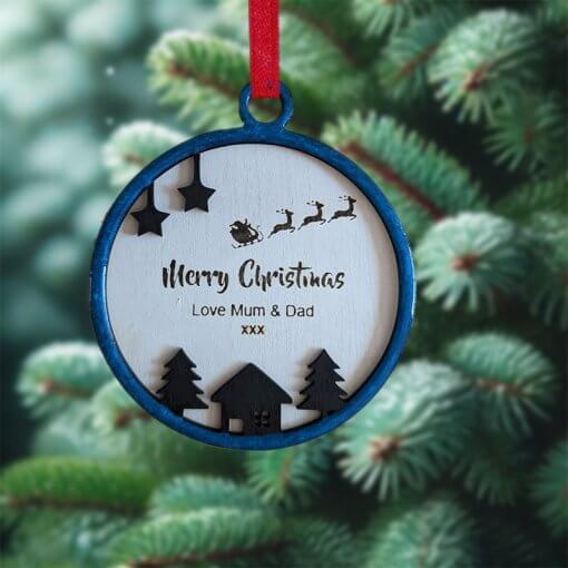 Christmas personalised Baubles