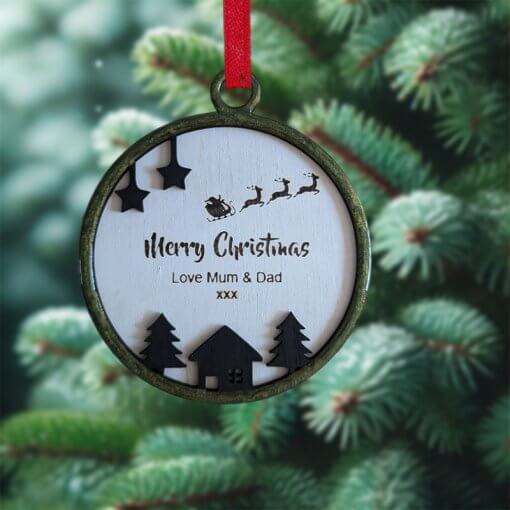 Christmas personalised Baubles