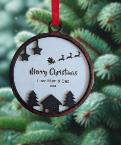 Christmas personalised Baubles