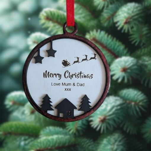 Christmas personalised Baubles