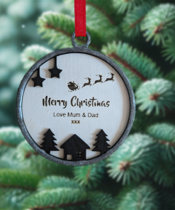 Christmas personalised Baubles