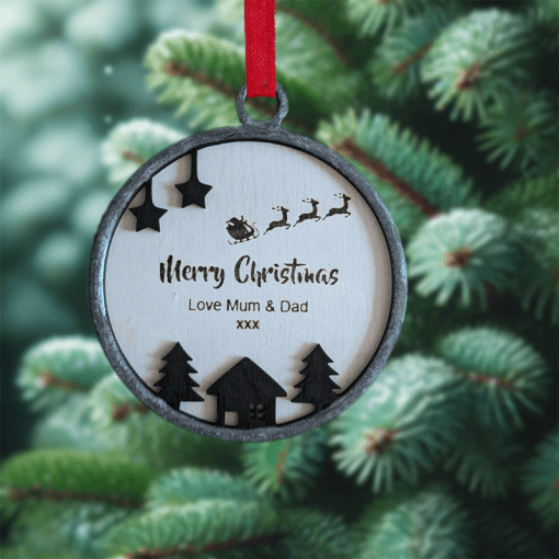 Christmas personalised Baubles