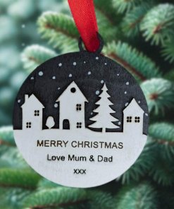 personalised Christmas decoration