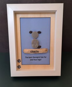 Pebble Art Dog