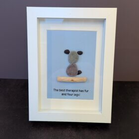 Cornish Dog Pebble Picture