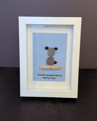 Cornish Dog Pebble Picture